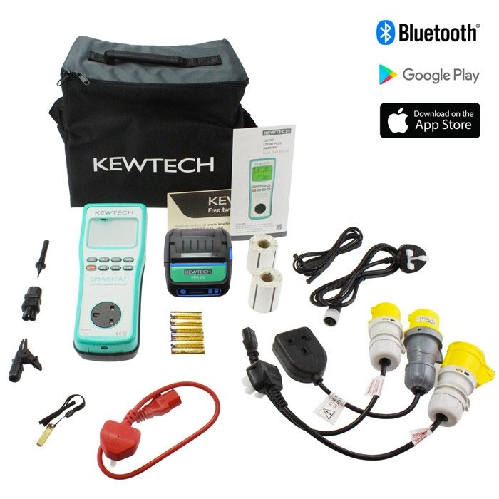 Kewtech smartpat Con Pilas Testerejecutar la prueba fuga Pat y extras KIT6U
